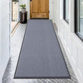 OLANLY Front Door Mat 71x34, Waterproof Heavy-Duty Indoor Outdoor Doormat | Ash by OLANLY