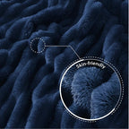 Exclusivo Mezcla Striped Queen Size Fleece Blanket - Image 5