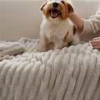 Bedsure Soft Beige Throw Blanket - Image 8