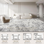 UERMEI 10x12 Area Rug Living Room Rugs - Image 3
