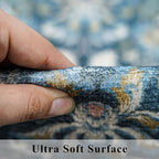 Washable 3x5 Entryway Area Rugs: Ultra Soft Low Pile Carpet - Image 7