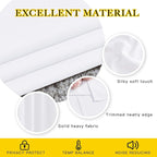 NICETOWN White Curtains 84 inch Length 2 Panels Set - Image 6