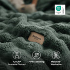 Bedsure Green Twin XL Blankets for Bed - Image 5