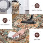 Yamaziot Washable Runner Rug Set of 3, Non-Slip Boho Hallway Kitchen Rug | - Image 5