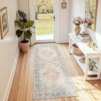 RELEANY Washable Area Rug, Runner 2'x5', Water Repellent, Pet Friendly - Image 3