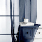 Short Sheer Curtains 24 Inches Long 2 Panels - Image 3