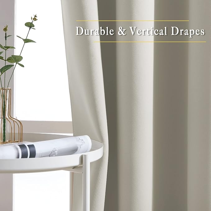 NICETOWN Blackout Sliding Door Curtains - Image 5