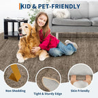 GarveeHome Scalloped Washable Area Rugs 8x10 Rugs - Image 7
