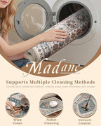 Madane Washable Runner Rugs 2x12 Long - Image 9