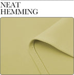 NICETOWN Blackout Curtains for Bedroom, Paler Yellow, 1 Pair, 62 by 63-inch - Image 6
