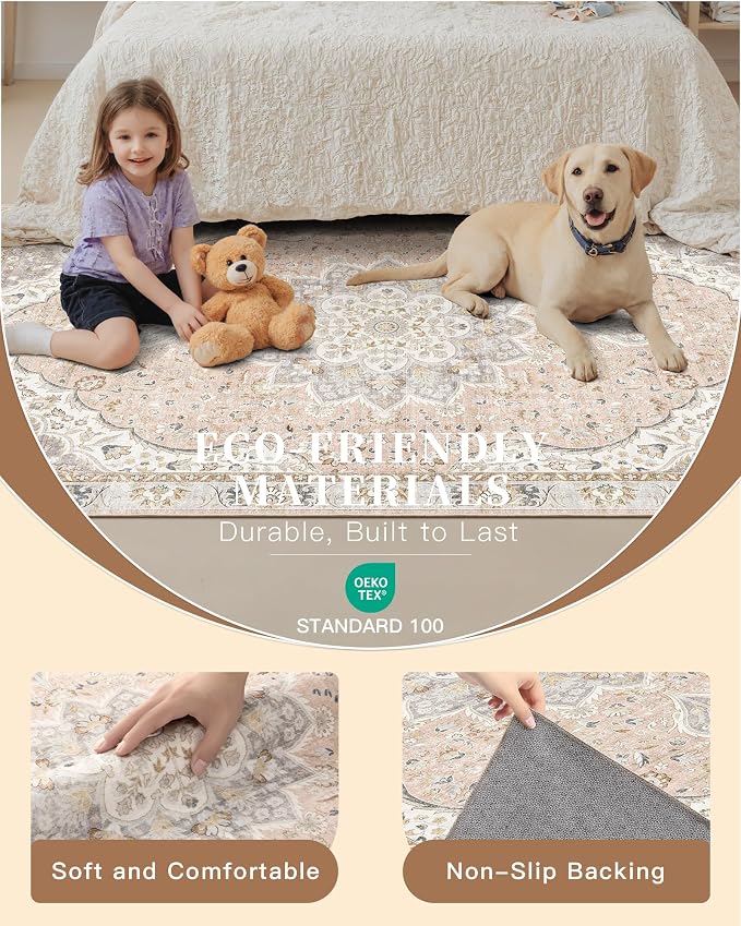 Madane Washable Runner Rugs 2x12 Long - Image 6