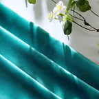 GIGIZAZA Teal Velvet Pillow Covers 18x18 Decorative Pillows Pack of 2 | Blue - Image 5