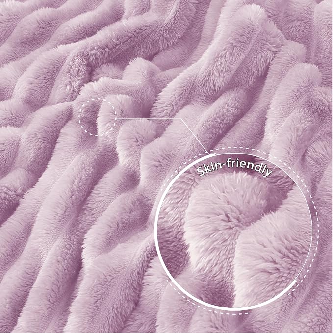 Exclusivo Mezcla Striped Twin Size Fleece Blanket - Image 5