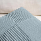 Fancy Homi Set of 2 Light Blue Decorative Throw Pillow Covers 22x22 Inch - Image 4