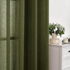 YoungsTex Extro Long Linen Curtains 108 Inch Length - Image 7