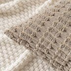 MIULEE Euro Sham Decorative Throw Pillow Covers 26x26 Light Brown Pack of 2 | - Image 6
