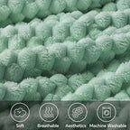 BEDELITE Mint Green Twin Blanket - Image 3
