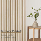 120 Inches Long Pinch Pleated Semi Sheer Curtains - Image 3