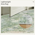 Soalmost Abstract Rug 5x7 Washable Area Rugs - Image 7