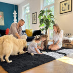 OLANLY 4x7 Area Rugs for Living Room Bedroom, Machine Washable Soft Fluffy - Image 8