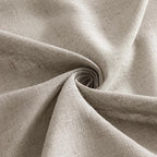 MIULEE Burlywood Birch Linen Curtains 52x90 Inch Long 2 Panels - Image 8