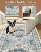 Madane Washable Area Rug 2x4, Small Entryway Rugs Non-Slip, Low-Pile Floor - Image 6