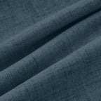 MIULEE 100% Blackout Linen Curtains 42 x 72 Inch Navy Blue 2 Panels | Thermal - Image 9