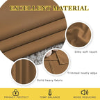 NICETOWN Short Blackout Gold Brown Curtains - Image 4