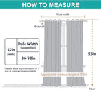 NICETOWN Thermal Insulated 100% Blackout Curtains, Noise Reducing Performance - Image 8