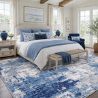 RELEANY Washable 9'x12' Abstract Area Rug - Image 2