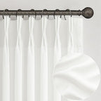 Custom Pleated Curtains & Drapes 86 Inches Long by PleatedDrapes