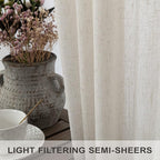 Pitalk 102 Inch Long Curtains 2 Panel - Image 4