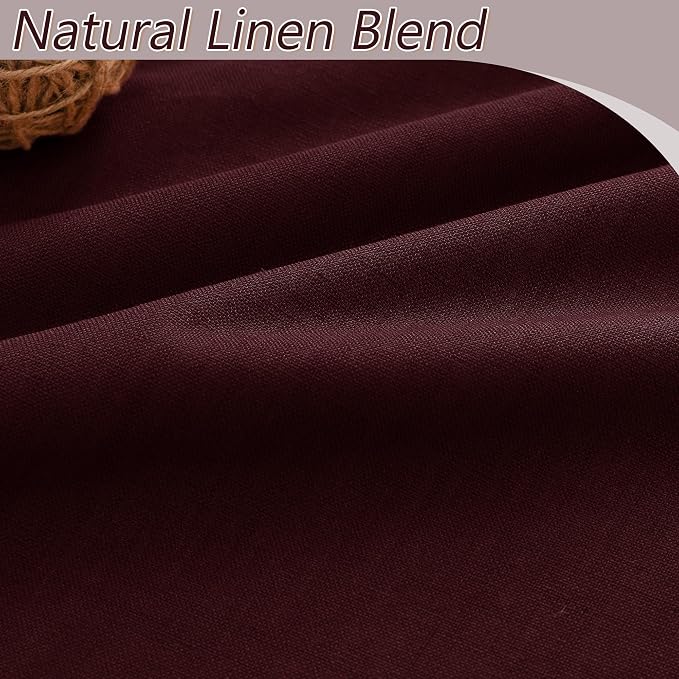 100% Blackout Curtains 96 Inch Length 2 Panels Set - Image 3