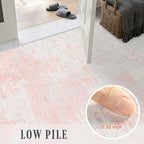 Round Area Rug Living Room: 6 ft Modern Washable Indoor Carpet | - Image 7