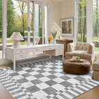 GarveeHome Checkered Rug 4x6 Area Rugs - Image 3