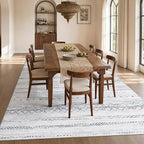 cotiled Boho 5x8 Area Rugs for Living Room: Soft Moroccan Washable Rug | Solve - Image 7