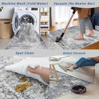 7x9 Washable Living Room Rug - Image 6