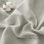 NICETOWN Thick Linen Gray Curtains - Image 4