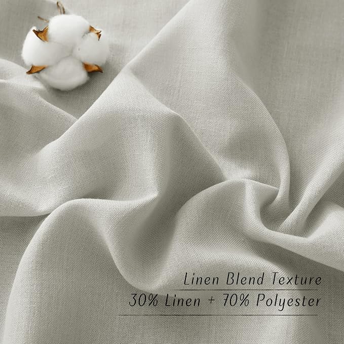 NICETOWN Linen 36 inch Curtains - Image 4