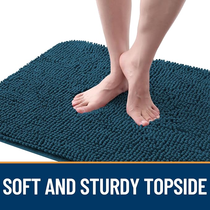 OLANLY Dog Door Mat for Muddy Paws 54x24, Super Absorbent Chenille Mud Mat | - Image 4