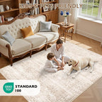 3x5 Area Rugs Living Room: Washable Rug - Image 8