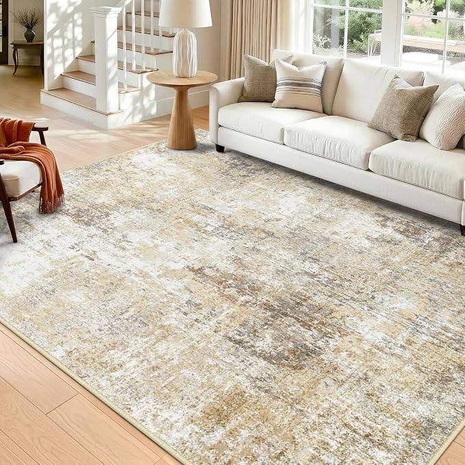 RELEANY Washable 8'x10' Abstract Area Rug - Image 8