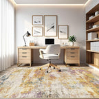LOONGRUG 9x12 Area Rug Washable Large Neutral Modern Living Room Rugs | - Image 8