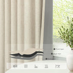 Pitalk 132 Inch Extra Long Living Room Curtains - Image 5