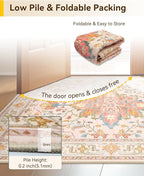 RELEANY Washable Area Rug, Runner 2'x8', Water Repellent, Pet Friendly - Image 4