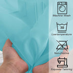 Aqua Sheer Curtains 84 Inches Long - Image 5
