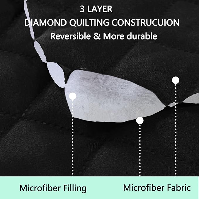 Reversible Loveseat Couch Sofa Covers, Friendly Furniture Protector - Image 3