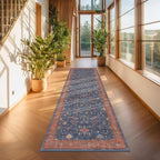 Washable 10 ft Long Runner for Hallway by HazoHaus