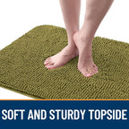 OLANLY Dog Door Mat for Muddy Paws 70x35, Super Absorbent Chenille Mud Mat | - Image 4