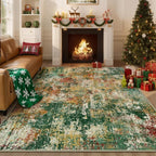 RELEANY Washable 3'x5' Abstract Area Rug - Image 9